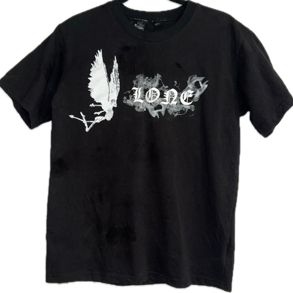 VLONE Other - Vlone Black Graphic T-Shirt with White Design
